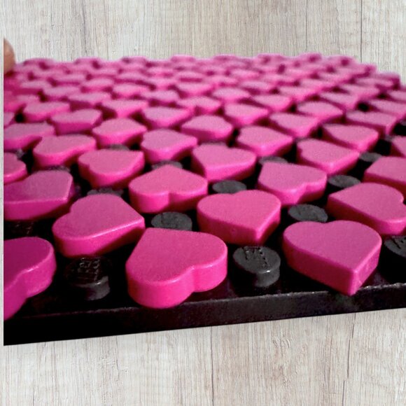 LEGO Heart Tiles 39739 Bright Pink 1x1 Tile Heart Shape Bulk Pieces Craft MOC - Picture 2 of 3